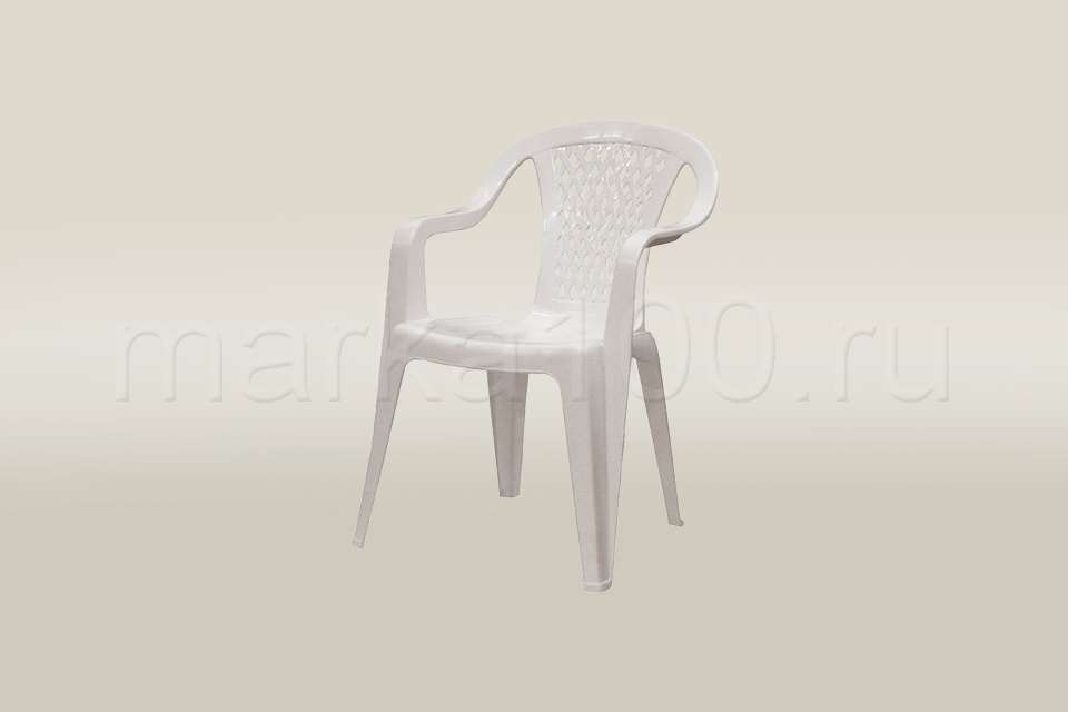 Пластиковый стул (белый)